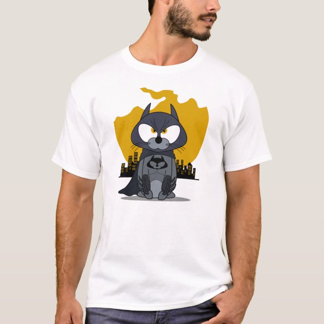 CatMan der wirkliche Held T-Shirt (Vorderseite)