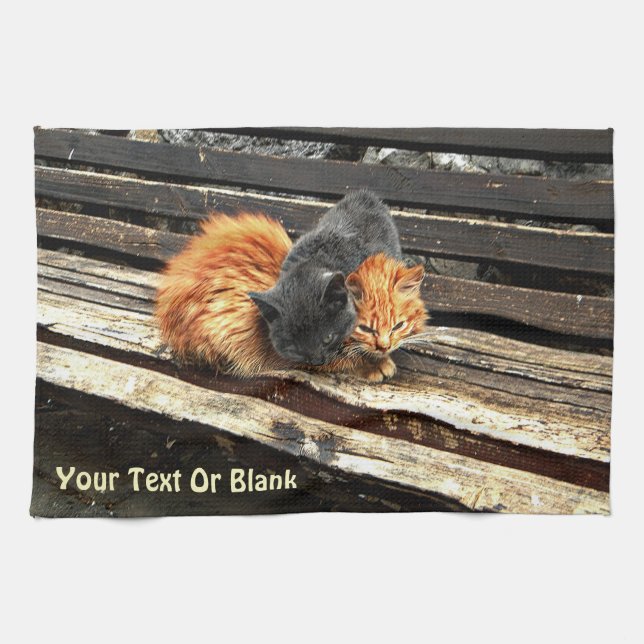 Catnap-Süssen Geschirrtuch (Horizontal)