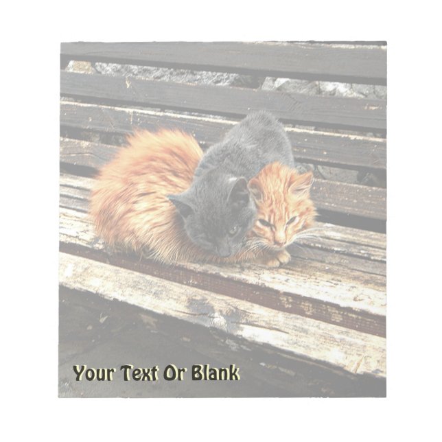 Catnap-Süssen Notizblock (Vorderseite)