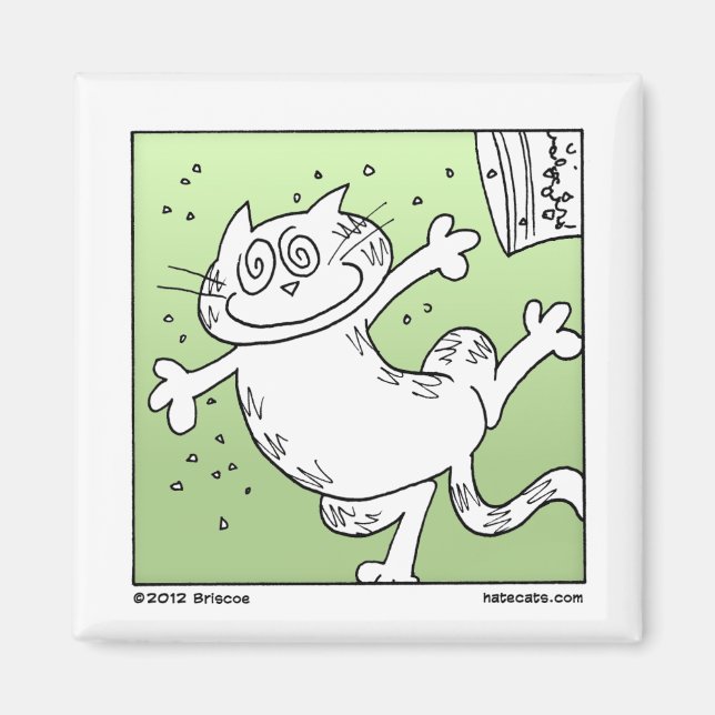 Catnip Cat Magnet (Vorne)