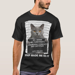 Catnip ließ mich das witzige Cat T-Shirt machen