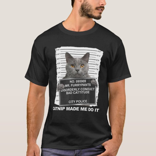 Catnip ließ mich das witzige Cat T-Shirt machen (Vorderseite)
