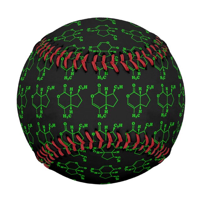Catnip Nepetalacton Molekulare chemische Formel Baseball (Vorderseite)