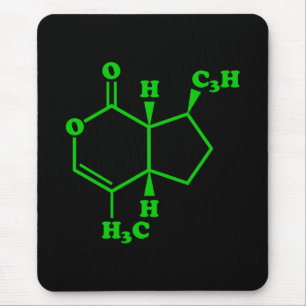 Catnip Nepetalacton Molekulare chemische Formel Mousepad