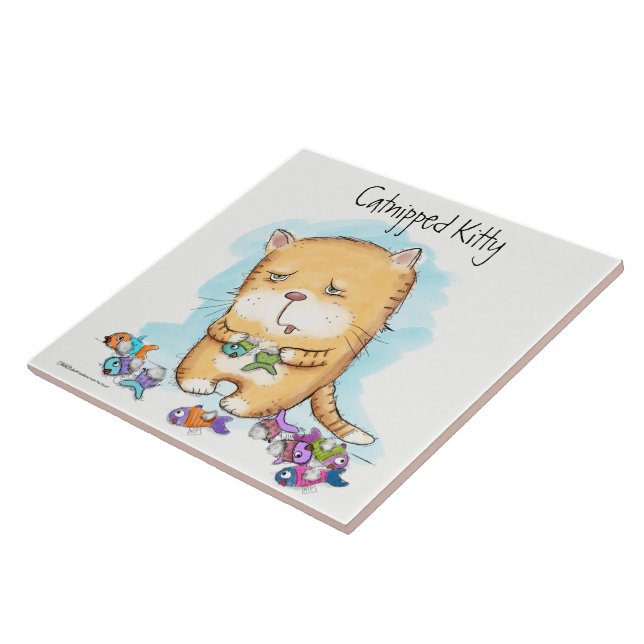 Catnipped Kitty Fliese (Seite)