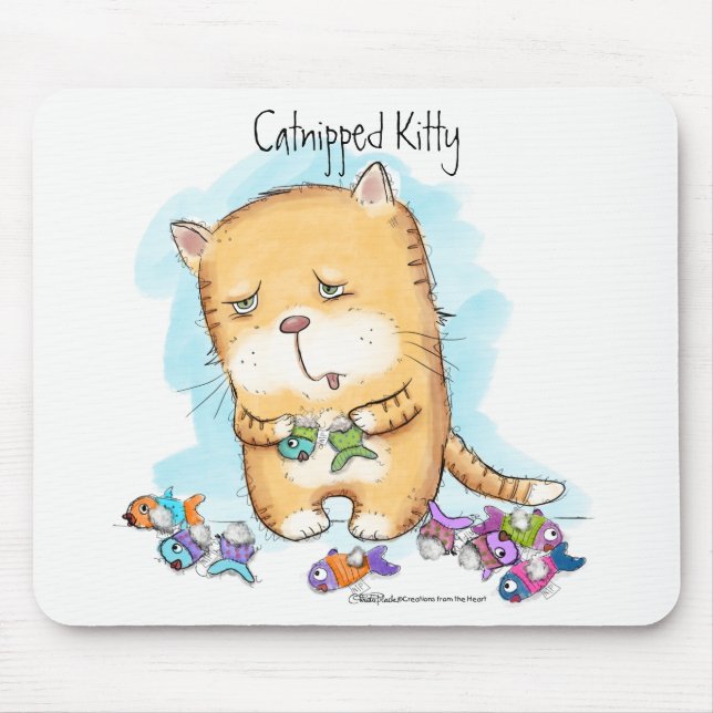 Catnipped Kitty Mousepad (Vorne)