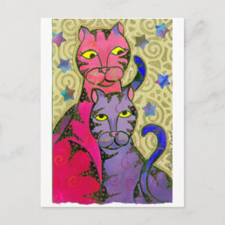 CatNStars Postkarte
