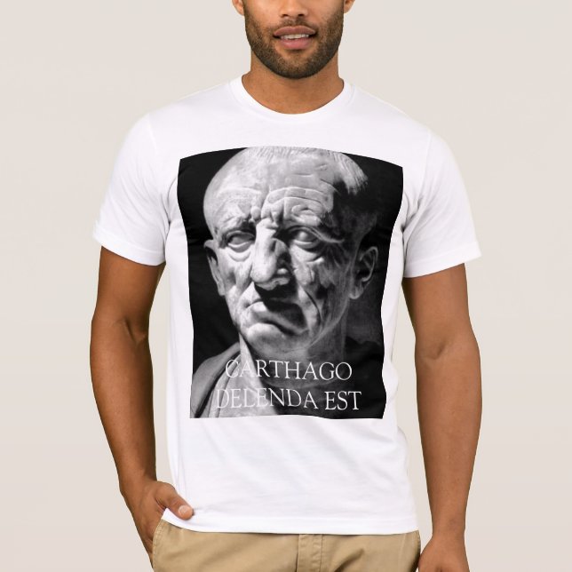 Cato das Älteste - CARTHAGO DELENDA EST T-Shirt