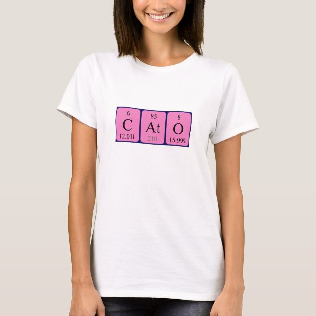 Cato Periodenname Shirt (Vorderseite)