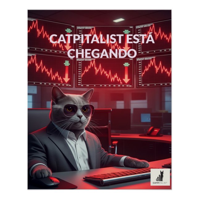 Catpitalist: Comédia do Crash do Mercado Poster (Vorderseite)