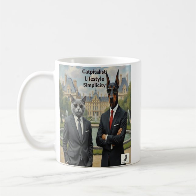 Catpitalist Lifestyle-Einfachheit Kaffeetasse (Links)