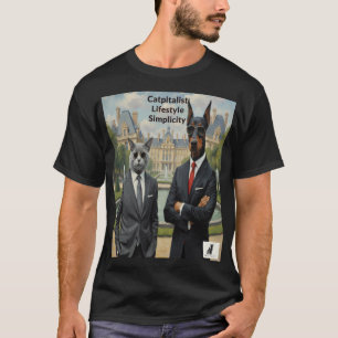 Catpitalist Lifestyle-Einfachheit T-Shirt