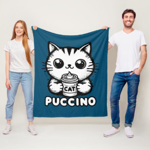 Catpuccino 1 fleecedecke