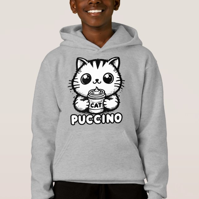 Catpuccino 1 hoodie (Vorderseite)