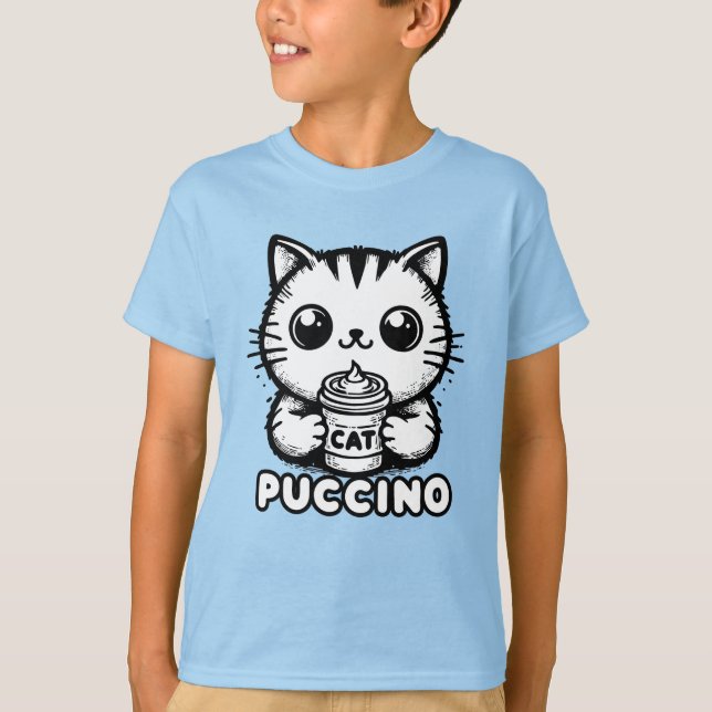 Catpuccino 1 T-Shirt (Vorderseite)