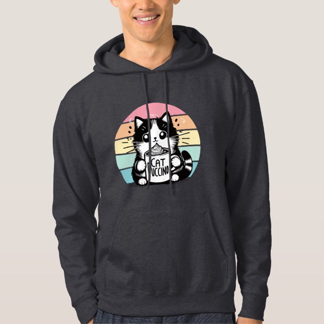 Catpuccino 3 hoodie (Vorderseite)
