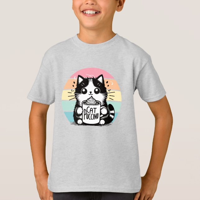 Catpuccino 3 T-Shirt (Vorderseite)