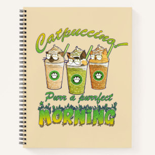 Catpuccino - Purr a Purfect Morning   Niedliche Ka Notizbuch