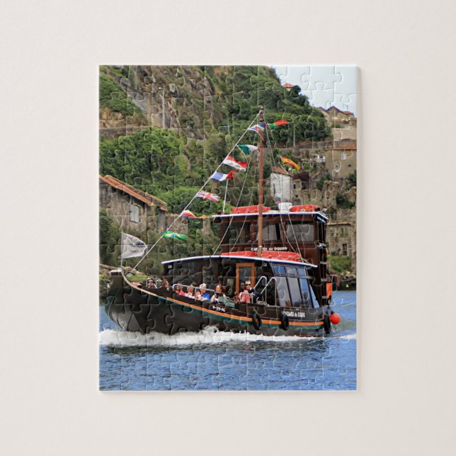 Catraios do Douro boat, Porto, Portugal Puzzle (Vertikal)