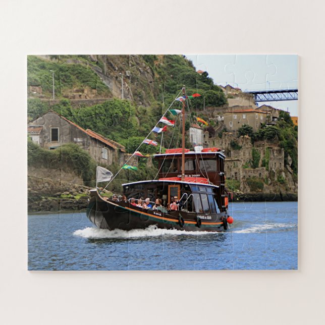 Catraios do Douro boat, Porto, Portugal Puzzle (Horizontal)