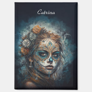 Catrina Azul, individuell Magnet