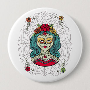 Catrina Día de Muertos Web Button