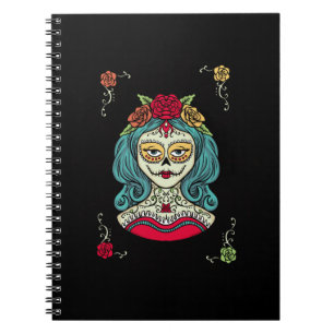 Catrina Día de Muertos Web Notizblock
