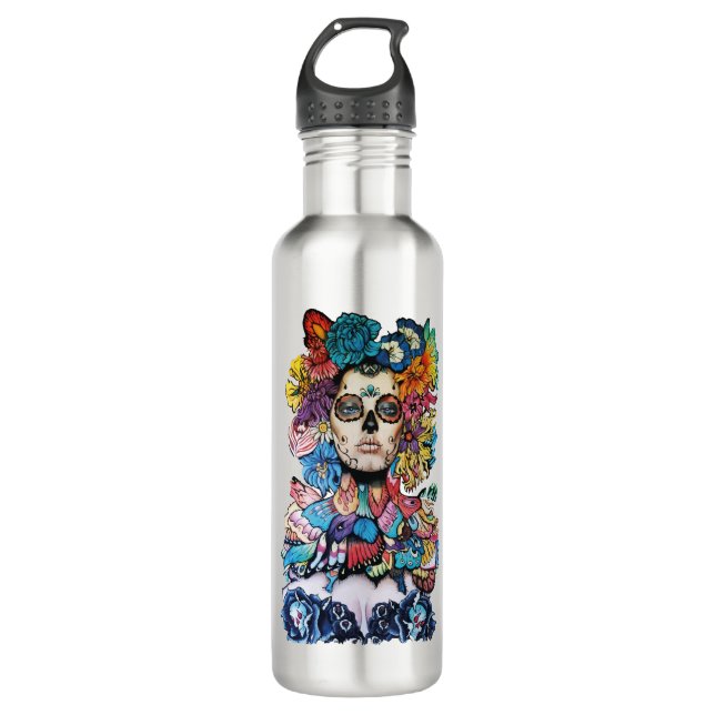 Catrina Multicolor Edelstahlflasche (Vorderseite)