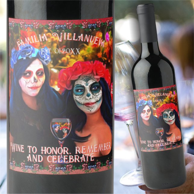 Catrinas Wein zu Ehren von 1718 Weinetikett (Von Creator hochgeladen)