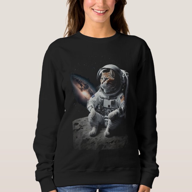 Catronaut Cat Astronaut space cat 1 Sweatshirt (Vorderseite)