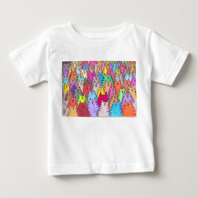 Cats 06 Baby TShirt (Vorderseite)