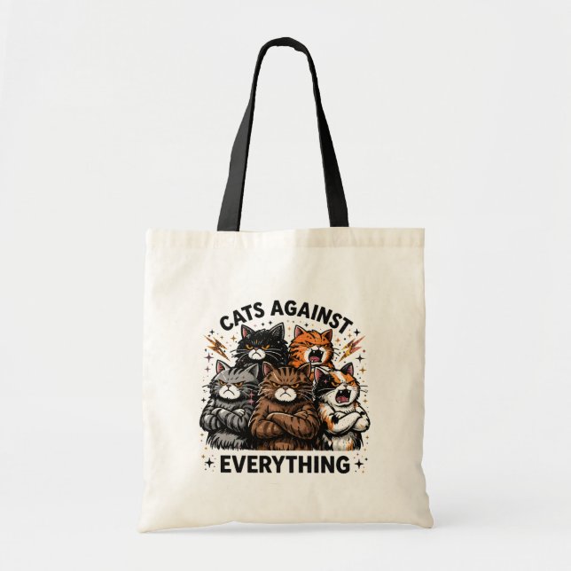 Cats Against Tragetasche (Vorne)
