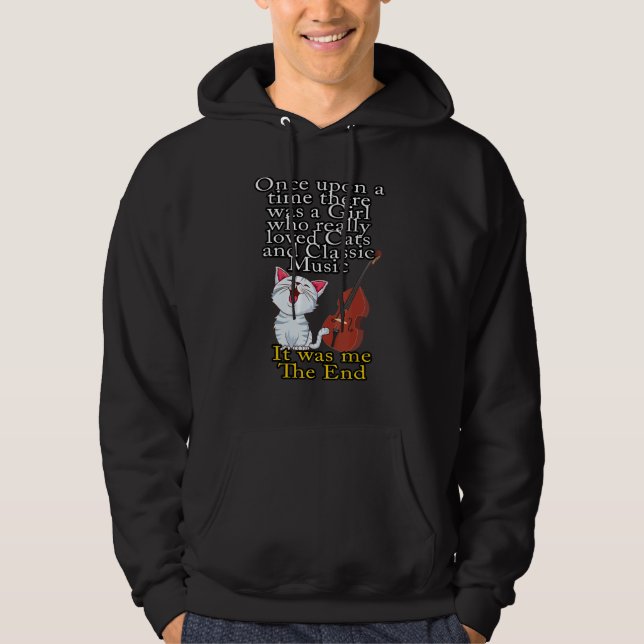 Cats and Classic Music  Once Upon A Time Girl 1 Hoodie (Vorderseite)