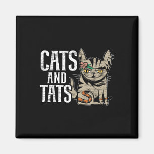 Cats And State Inking Tattoo Lover Tattooing Kitty Magnet