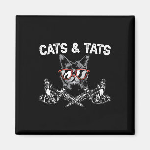 Cats And State Inking Tattoo Lover Tattooing Kitty Magnet
