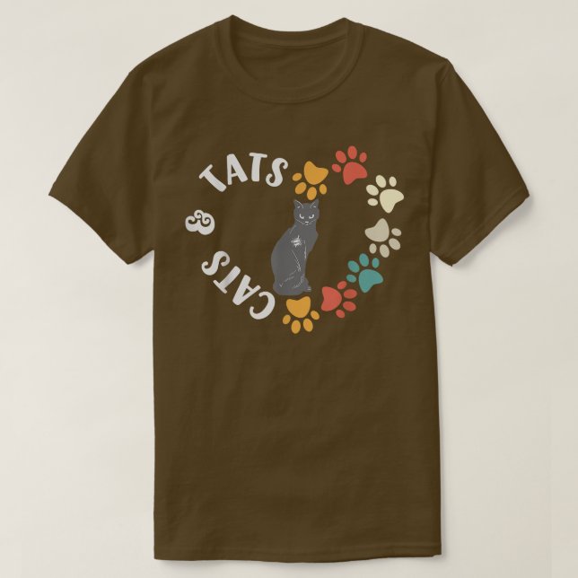 Cats And Tats  T-Shirt (Design vorne)