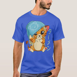 Cats Anime Kawaii Japanisch Ramen Japan Cat T-Shirt