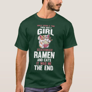 Cats Anime Ramen T-Shirt