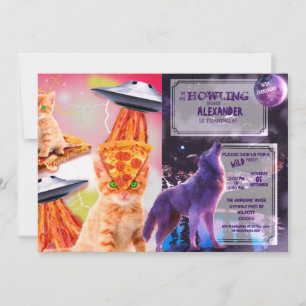 Cats, Bacons und ufos Einladung