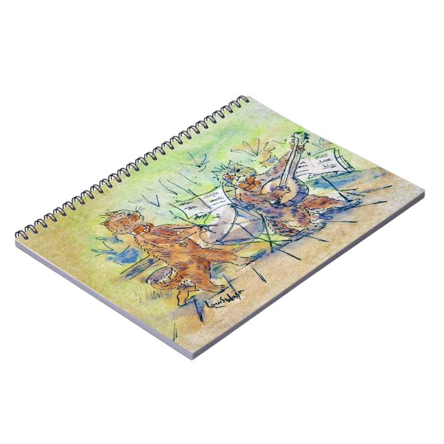 Cats Band, Louis Wain Notizblock (Linke Seite)