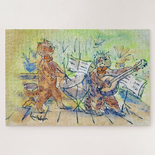 Cats Band, Louis Wain Puzzle (Horizontal)