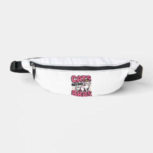 Cats Before Bros Vintage Cat Crown Shirt Design_1 Bauchtasche