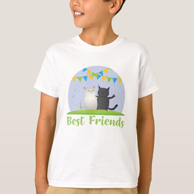 Cats Best Friend T-Shirt (Vorderseite)