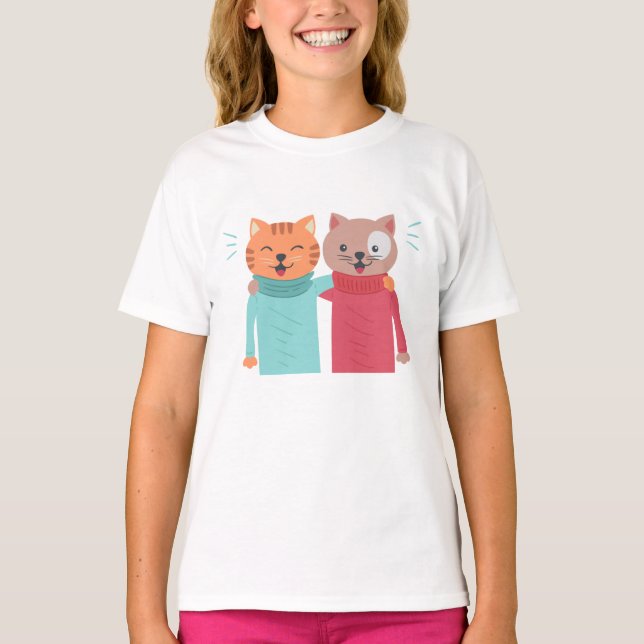 Cats Best Friend T-Shirt (Vorderseite)