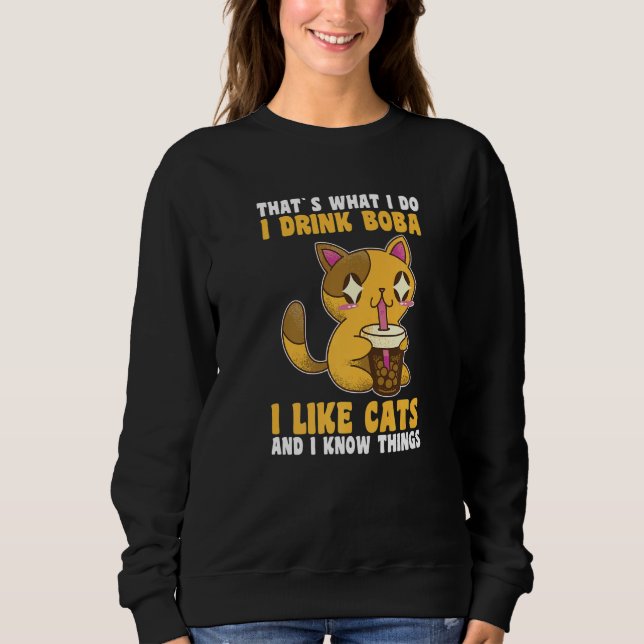 Cats Boba Tea Bubble Tee (Vorderseite)