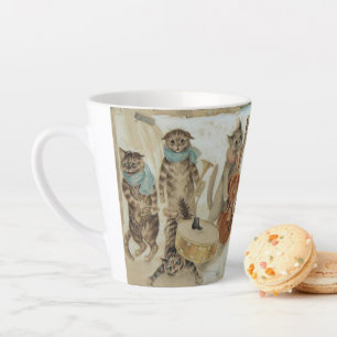 Cats Carol Singing von Louis Wain Milchtasse