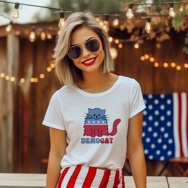 Cats Cat Ladys for Kamala Harris Abstimmung 2024 T-Shirt (Von Creator hochgeladen)