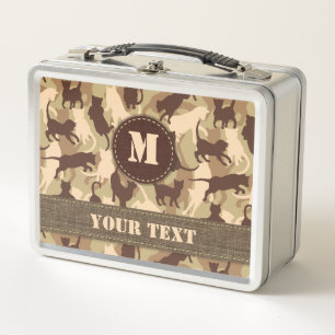 Cats Desert Camouflage Metall Brotdose