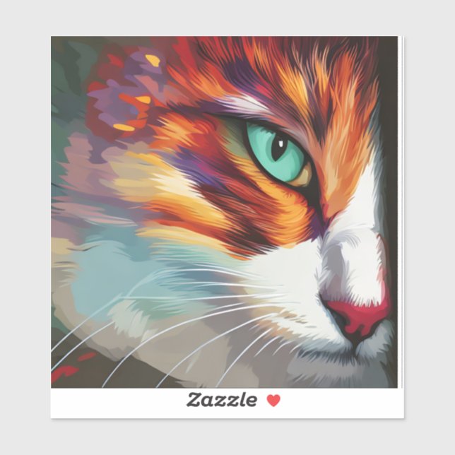 Cat's Eye Design Aufkleber (Blatt)