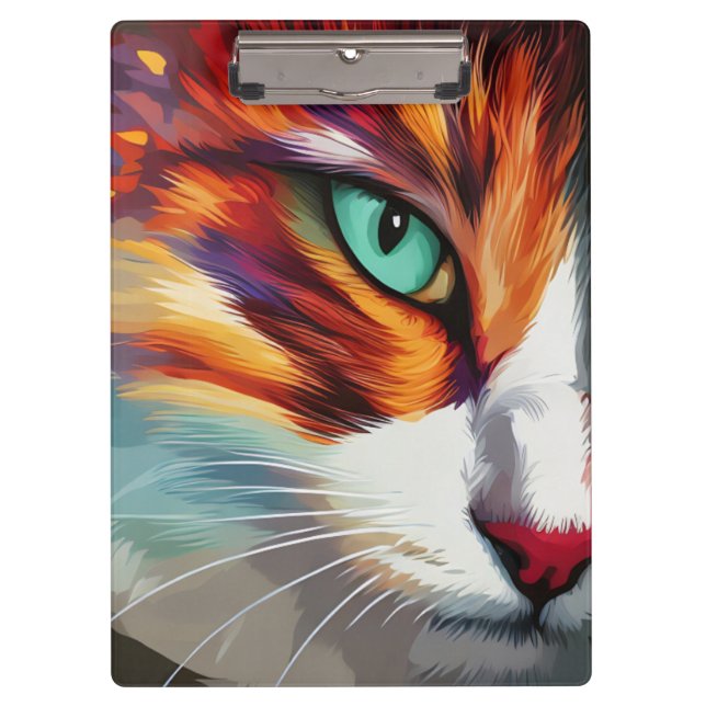 Cat's Eye Design Klemmbrett (Vorderseite)